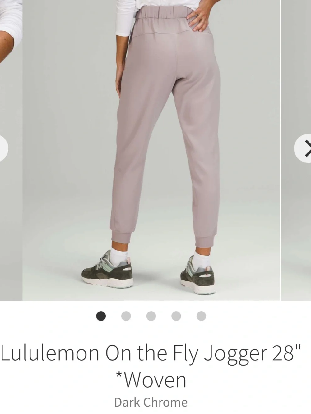 lululemon athletica On the Fly Woven Jogger - Dark Chrome Taupe